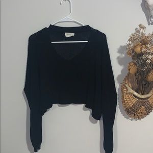 vestique black cut out sweater
